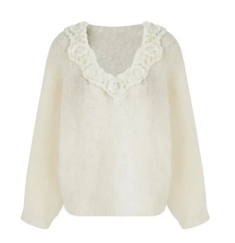 Lace Meets Knitwear: ทำไมเสื้อสเวตเตอร์ลูกไม้ 3D จึงนำพื้นผิวใหม่มาสู่แฟชั่นของผู้หญิง Lace Meets Knitwear: ทำไมเสื้อสเวตเตอร์ลูกไม้ 3D จึงนำพื้นผิวใหม่มาสู่แฟชั่นของผู้หญิง
