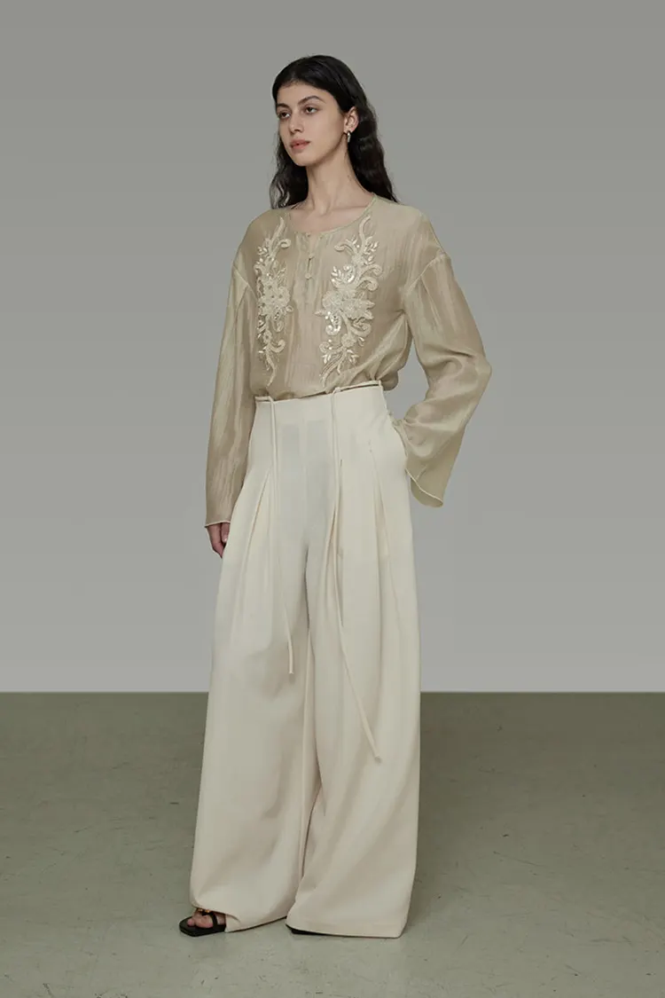 Women's Beaded Party Blouse